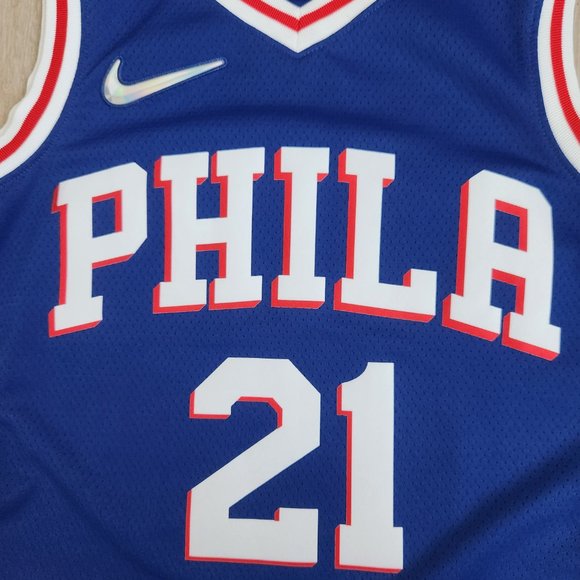 Philadelphia 76ers Joel Embiid Nike Swingman Jersey Men's Size Medium - Picture 3 of 12